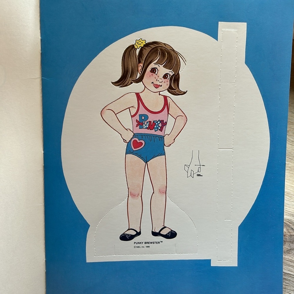 Vintage Punky Brewster Paper Dolls UNCUT 80s Girls Television Icon 1985 - Picture 4 of 9